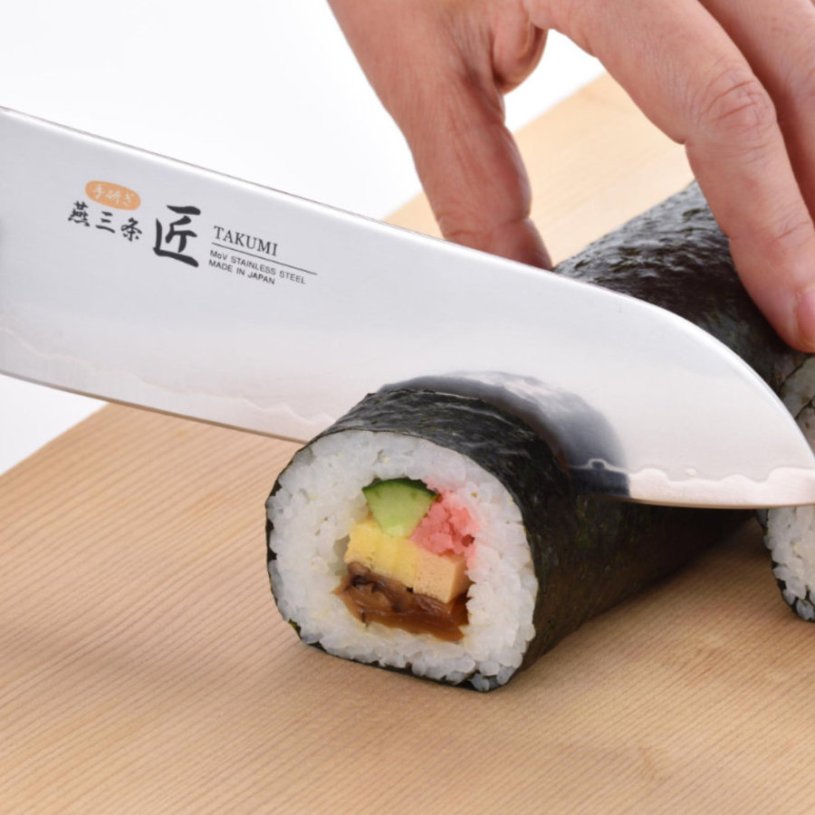 包丁 16.5cm 匠 割込み万能包丁 日本製 燕三条 （ 料理包丁 万能包丁 キッチンナイフ 文化包丁 三徳包丁 ステンレス ）_7