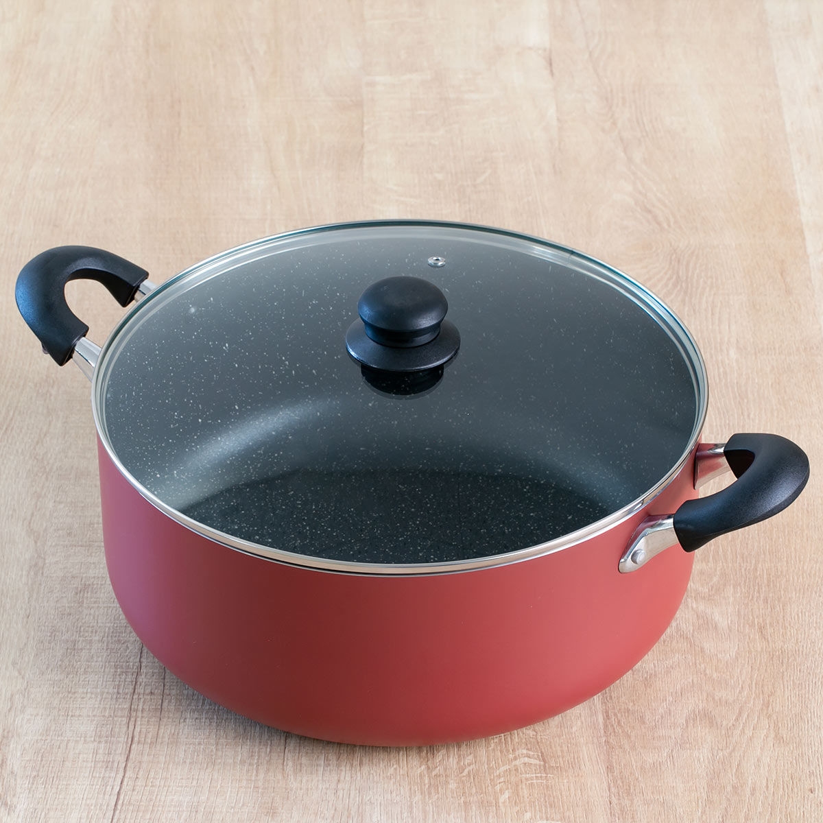 両手鍋 32cm IH対応 マーブル 大きな鍋 （ ガス火対応 鍋 両手なべ