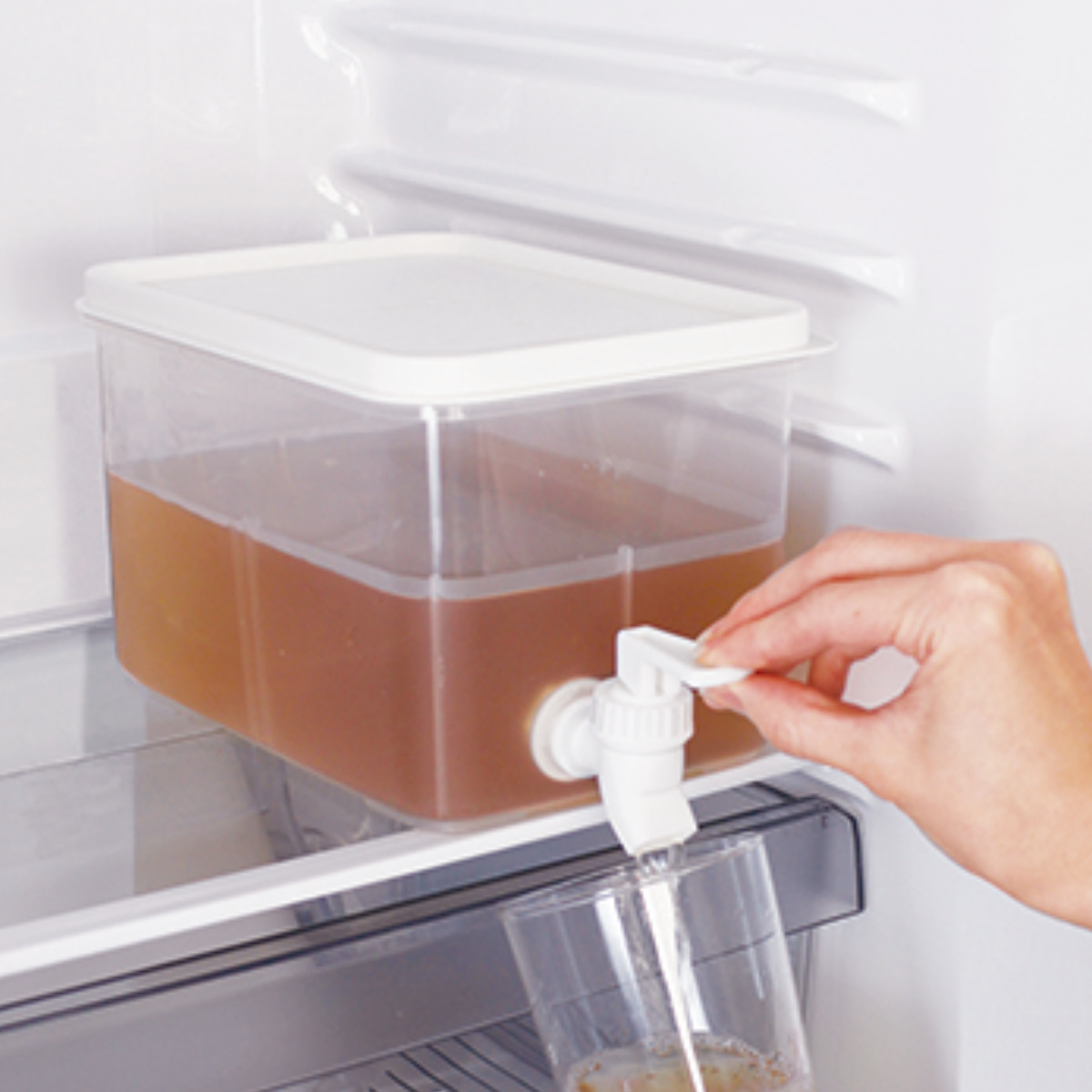 Drink-O-Matic 冷蔵庫 イングランド製 小久保工業所 ドリンクサーバー 蛇口付き 3L 冷蔵庫 プラスチック