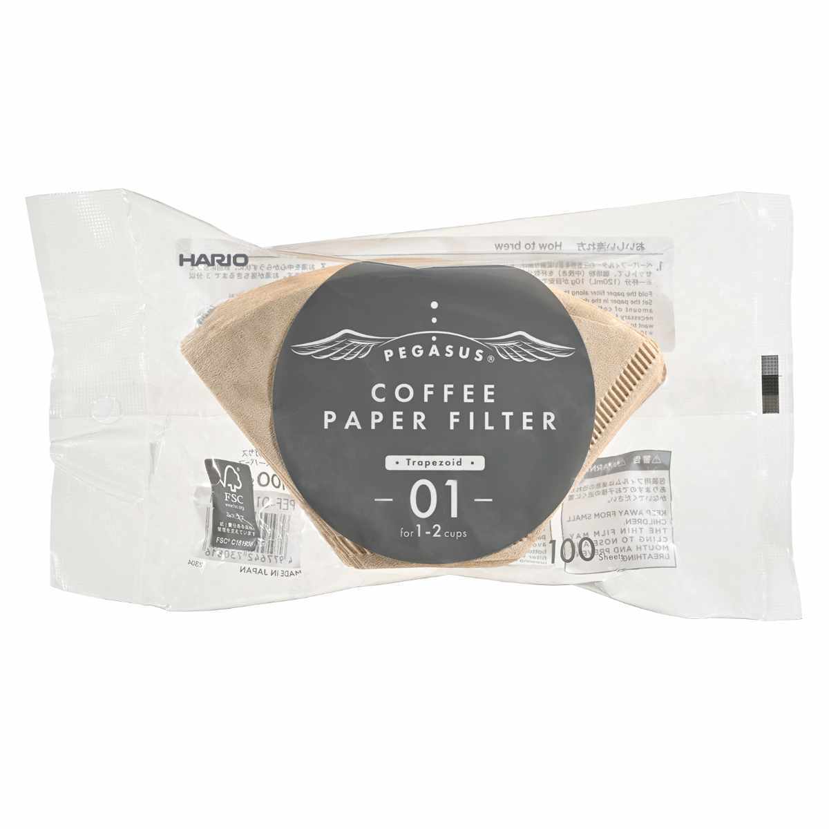 ハリオ コーヒーフィルター 1〜2杯用 ペガサス 紙 （ HARIO ペーパーフィルター 珈琲フィルター 紙フィルター ）｜interior-palette｜02