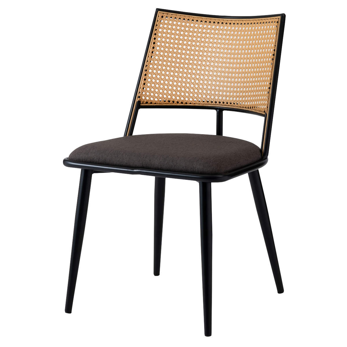 東谷 ダイニングチェア ラタン調 レクタングル 座面高46cm 完成品