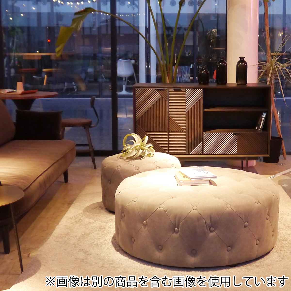 サイドボード リビング収納 溝彫りデザイン HAS 約幅126cm （ 開梱設置 ハス サルト 木製 棚 ラック 収納 家具 完成品 ）_14