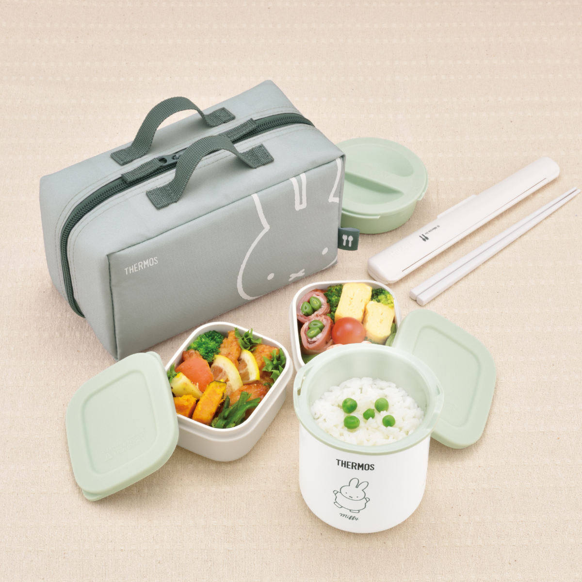 THERMOS（サーモス） 保温弁当箱 630ml ミッフィー （ miffy レンジ