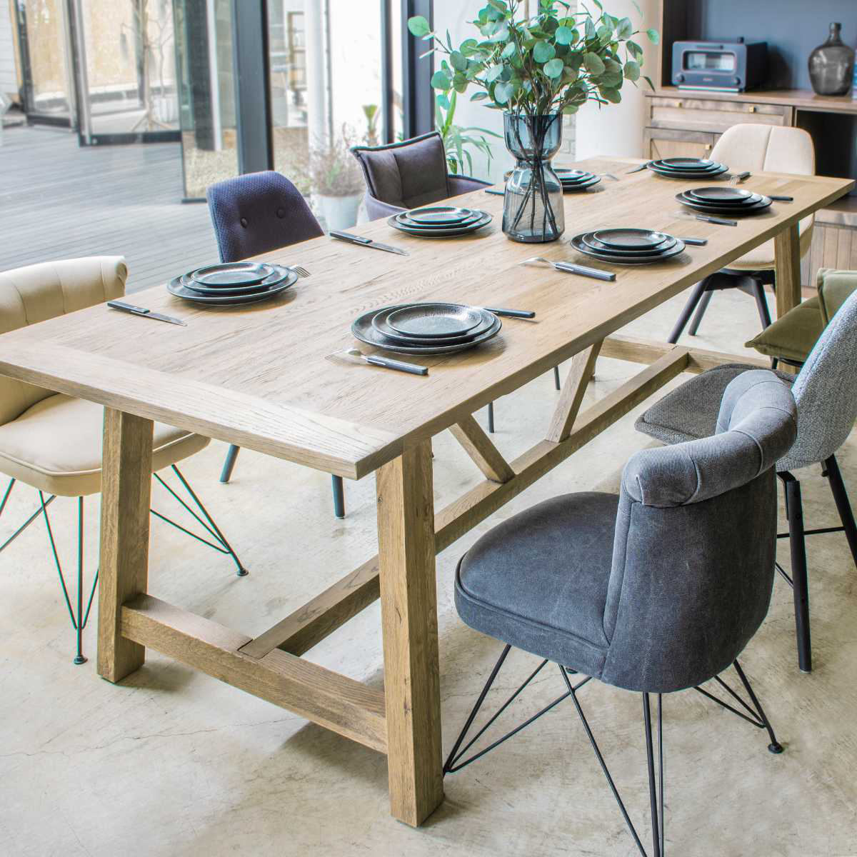 テーブル ダイニングテーブル 10人掛け」の人気商品一覧 | 安い商品を