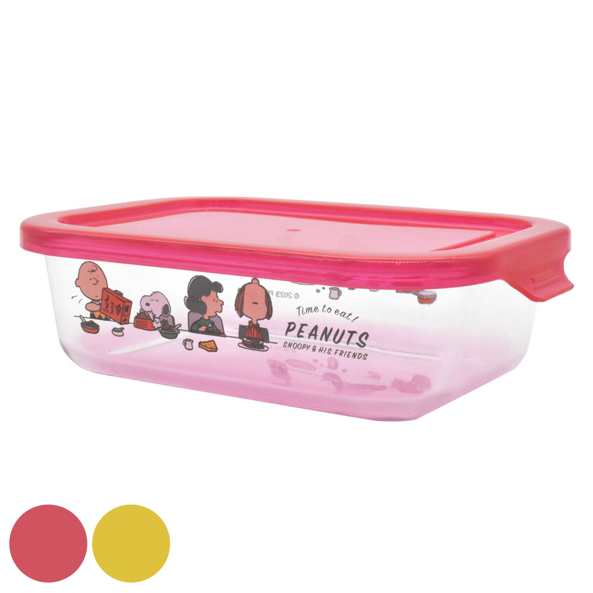 大西賢製販 保存容器 685ml スヌーピー 耐熱ガラス保存容器 M