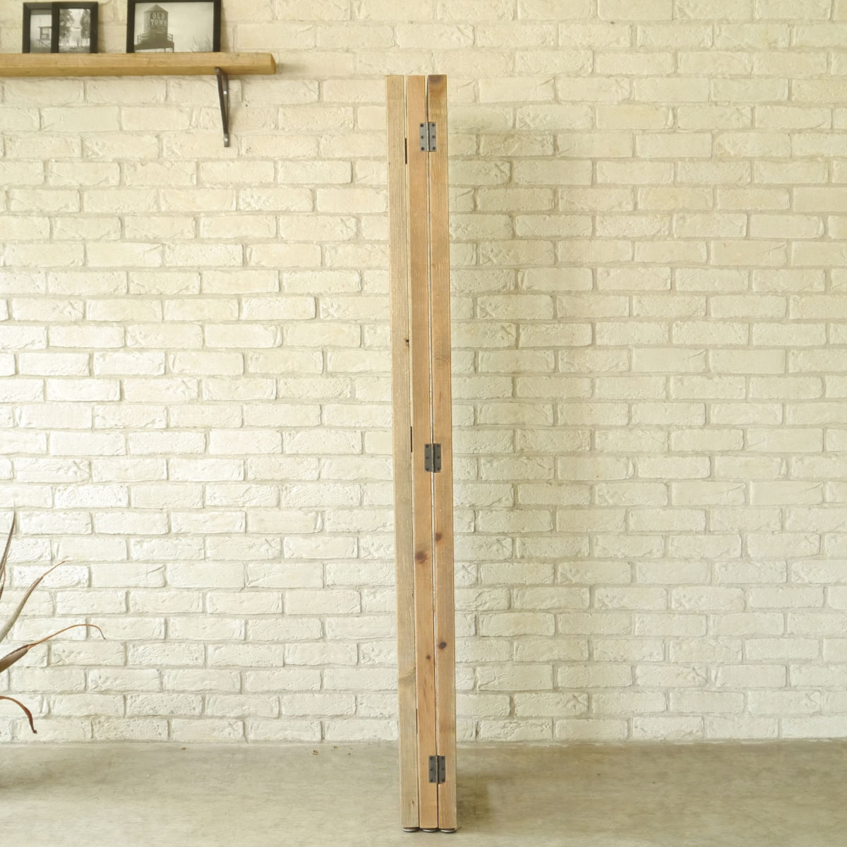 スクリーン 3連 高さ167cm 木製 スチー...の詳細画像4