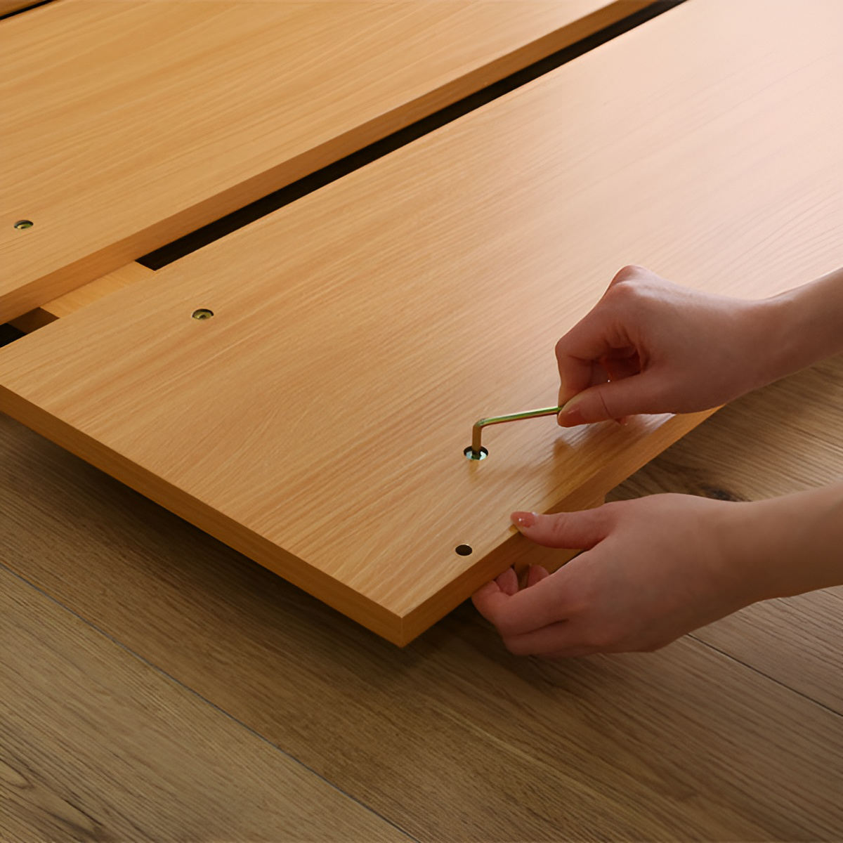 すのこベッド Lauta シングル メラミン化粧板 簡単組立 高さ調節可能 （ ベッド ベット フレーム ロータイプ ハイタイプ フロアベッド ） | ホームテイスト | 13