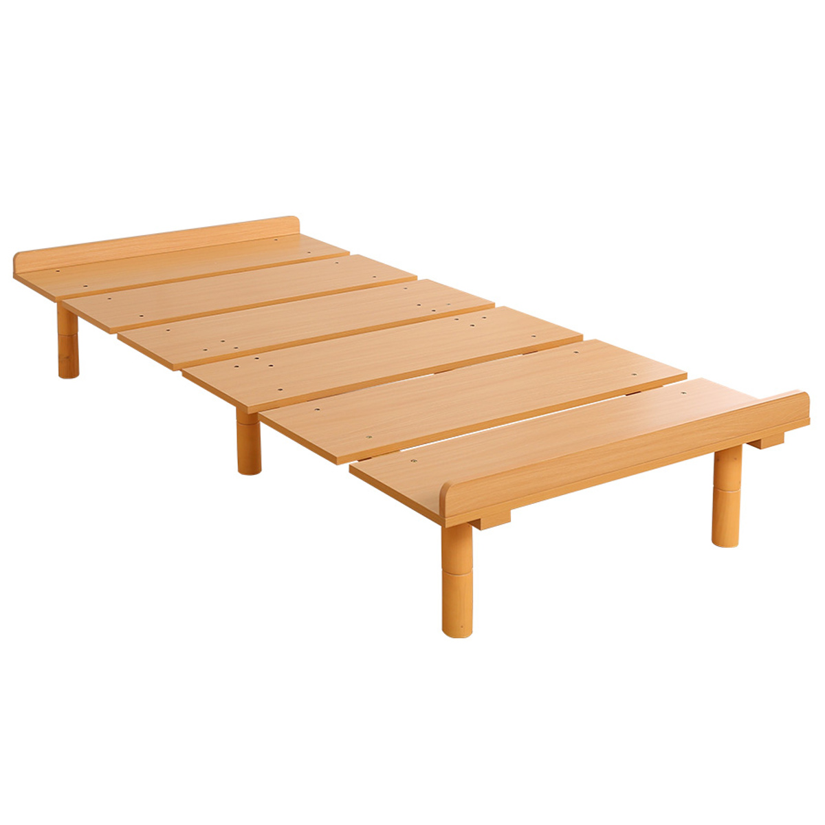 すのこベッド Lauta シングル メラミン化粧板 簡単組立 高さ調節可能 （ ベッド ベット フレーム ロータイプ ハイタイプ フロアベッド ） | ホームテイスト | 21