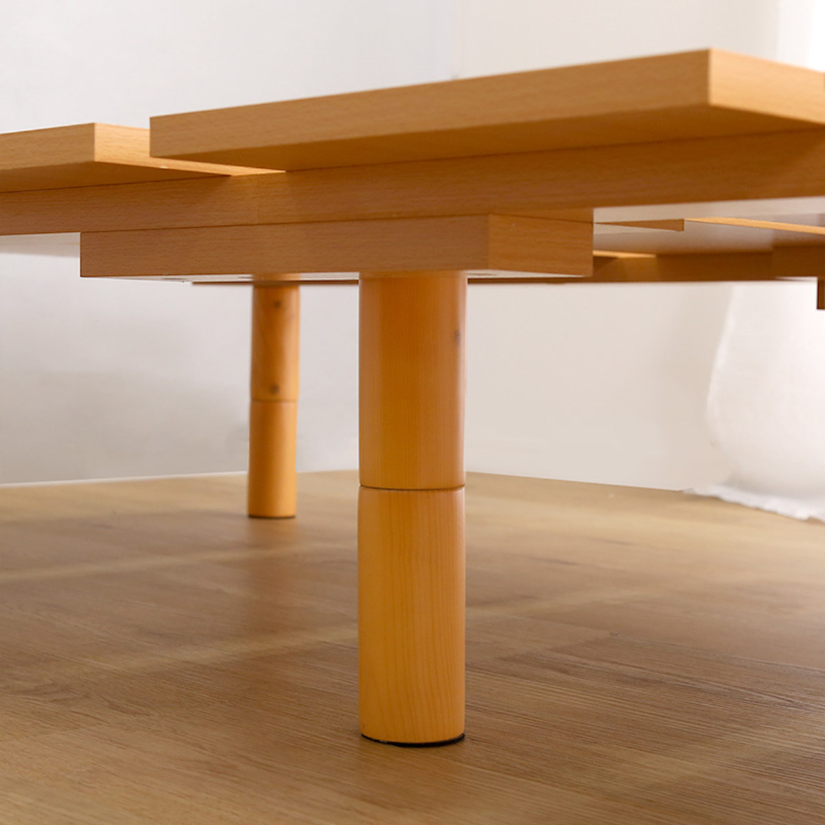 すのこベッド Lauta シングル メラミン化粧板 簡単組立 高さ調節可能 （ ベッド ベット フレーム ロータイプ ハイタイプ フロアベッド ） | ホームテイスト | 11