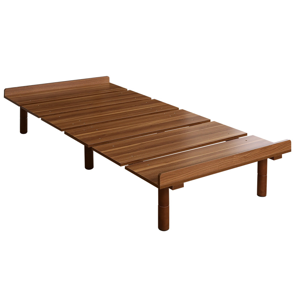 すのこベッド Lauta シングル メラミン化粧板 簡単組立 高さ調節可能 （ ベッド ベット フレーム ロータイプ ハイタイプ フロアベッド ） | ホームテイスト | 01