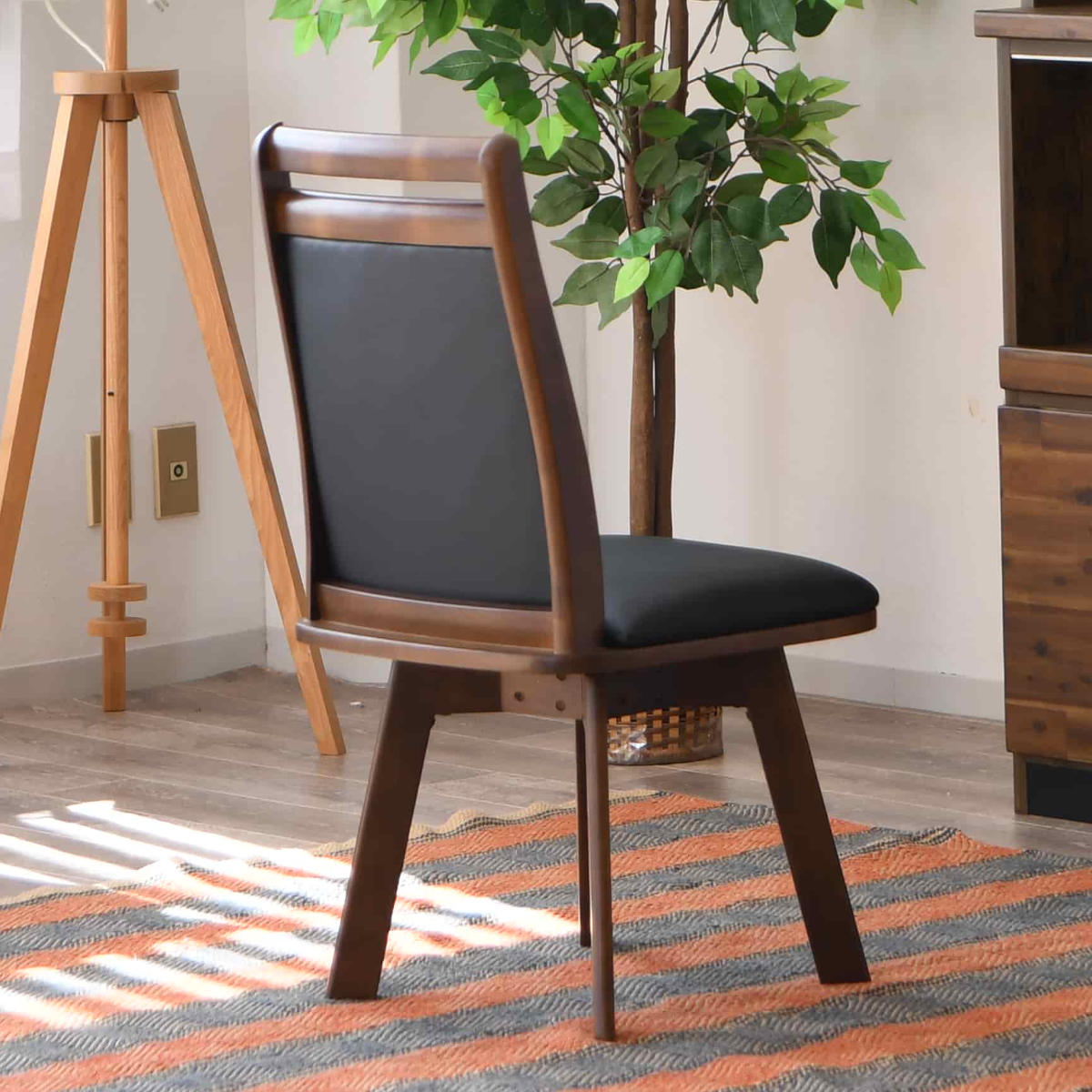 ダイニングチェア 座面高43cm 回転 ゴルド （ チェア ダイニング イス