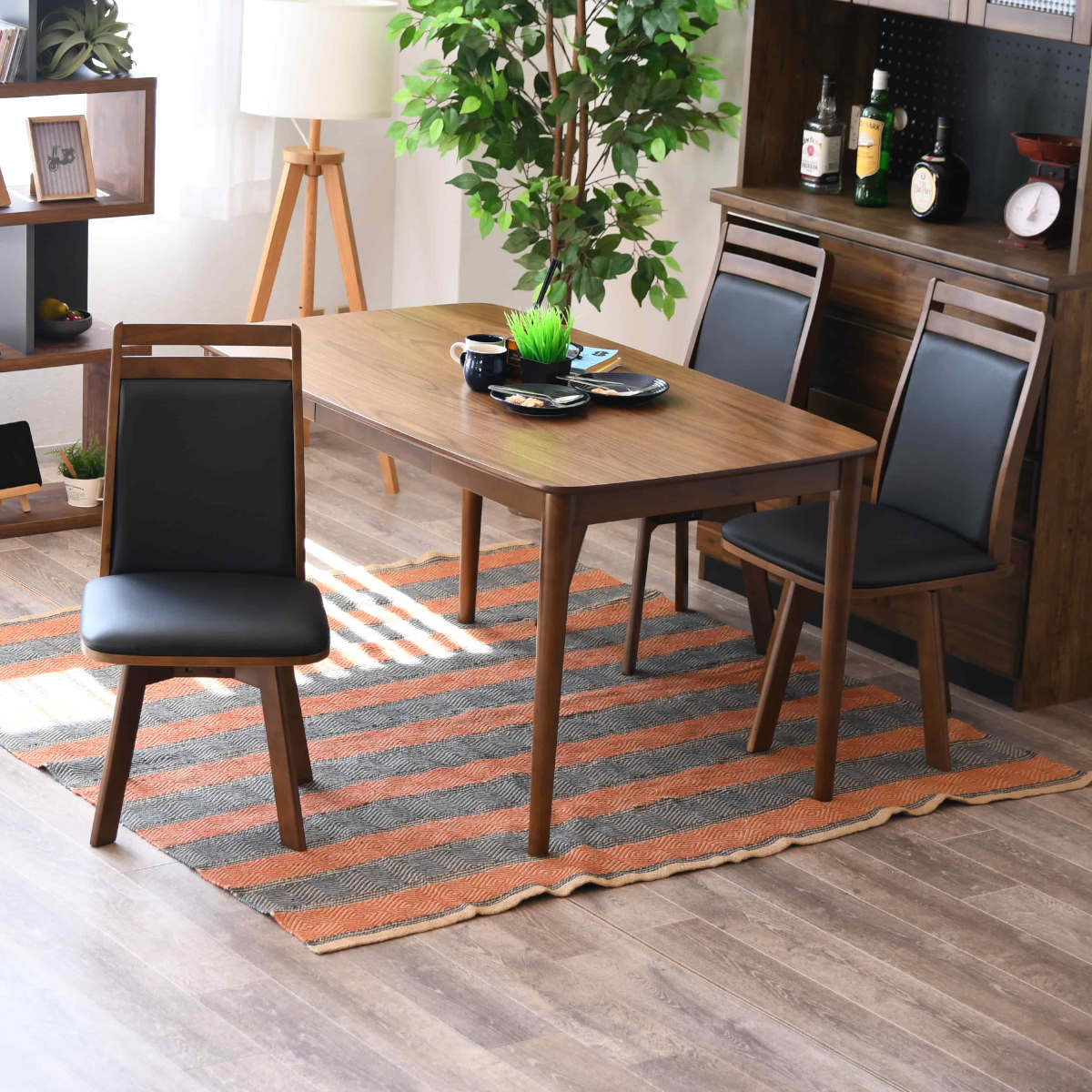 ダイニングチェア 座面高43cm 回転 ゴルド （ チェア ダイニング イス