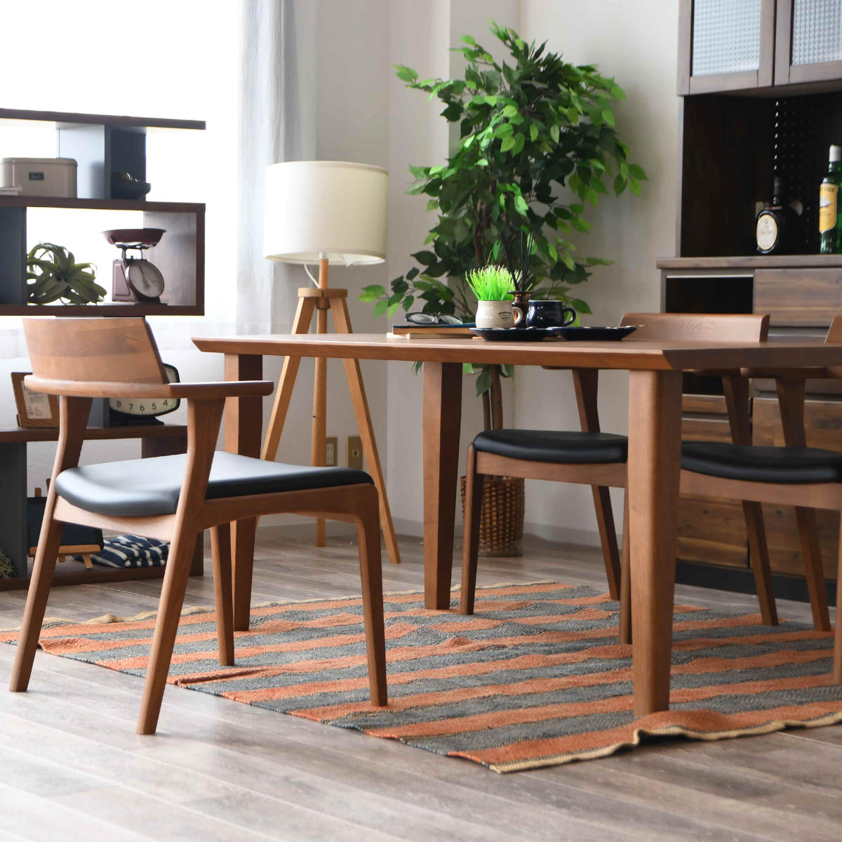 ダイニングチェア 同色2脚セット 座面高44cm シャトー （ PVC レザー調