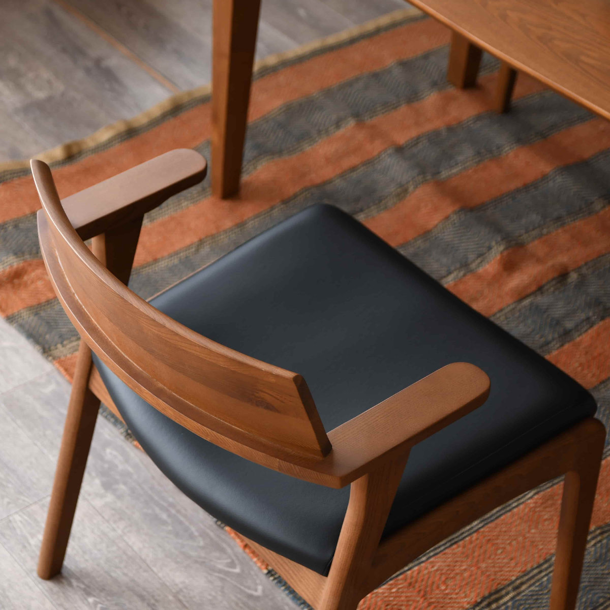 ダイニングチェア 同色2脚セット 座面高44cm シャトー （ PVC レザー調