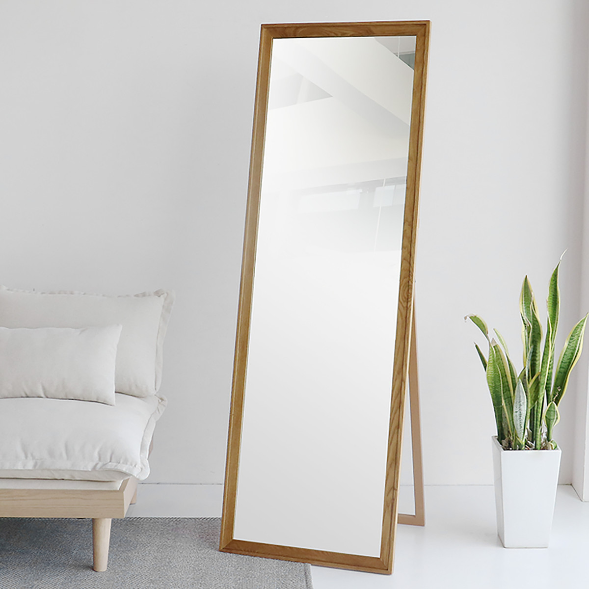 ICHIBA（市場） スタンドミラー 全身 55×165cm Rasic （ ミラー 鏡