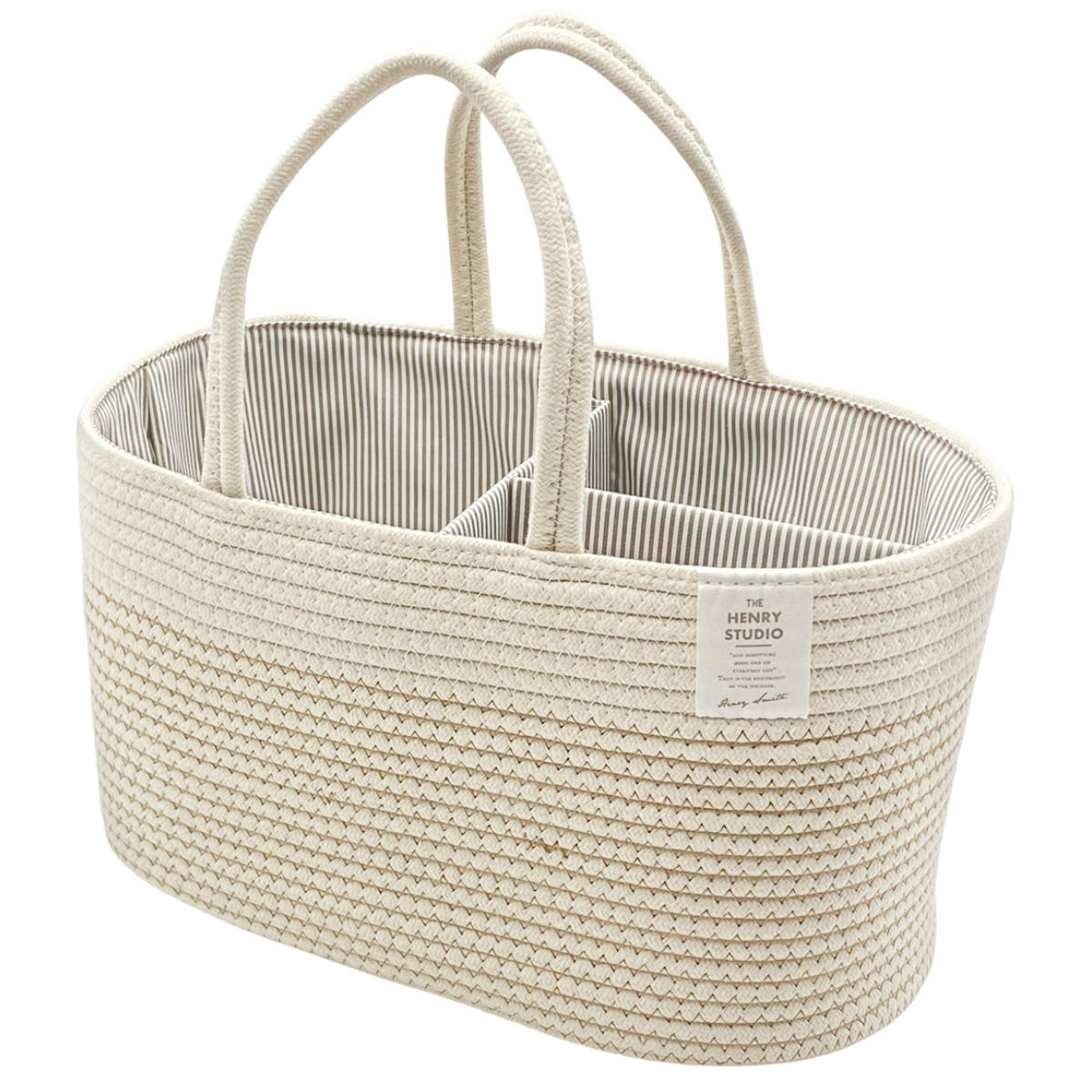 バスケット HENRY STUDIO 仕切り付きバスケット 小物入れ （ かご カゴ