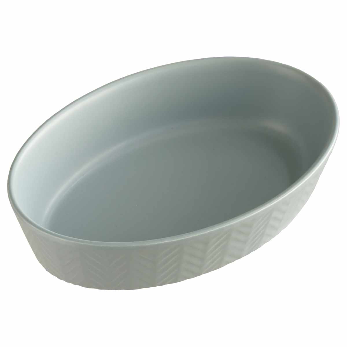 グラタン皿 オーバル 18.5cm M ヘリンボーン 耐熱陶器 （ 電子レンジ対応 オーブン対応 ガス火対応 耐熱皿 オーブンウェア ）｜interior-palette｜02