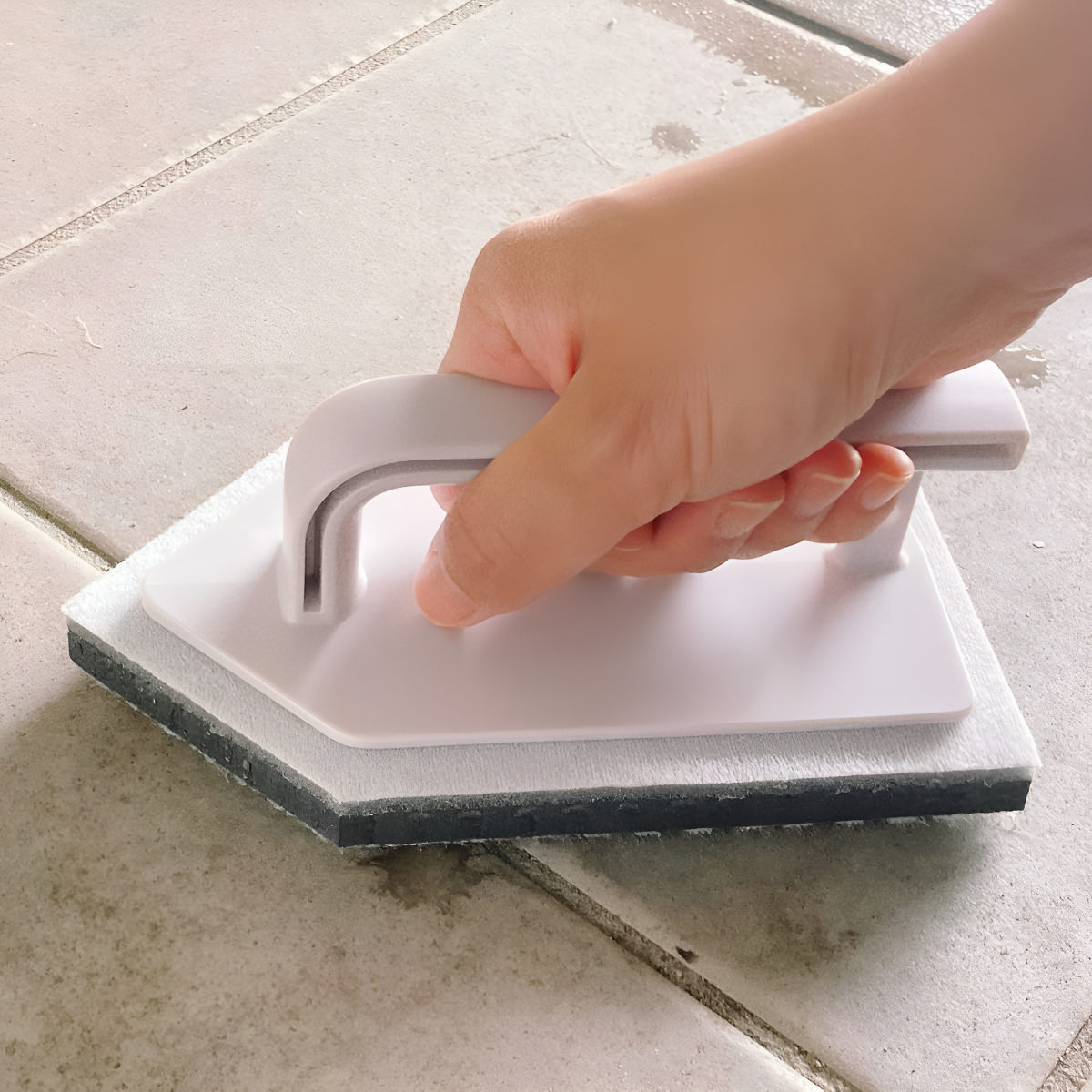 ベランダ・玄関ブラシ ハンディタイプ CVB03 （ 玄関 ハンディ 玄関ブラシ スポンジ タイル 洗剤不要 ）