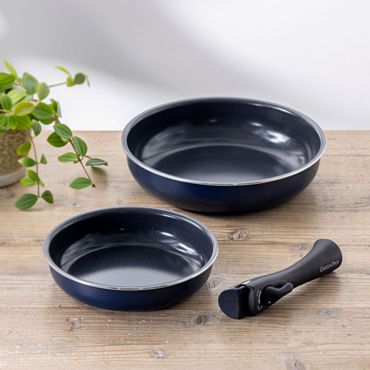 GREEN PAN（グリーンパン） フライパン4点セット 20cm 26cm クリック