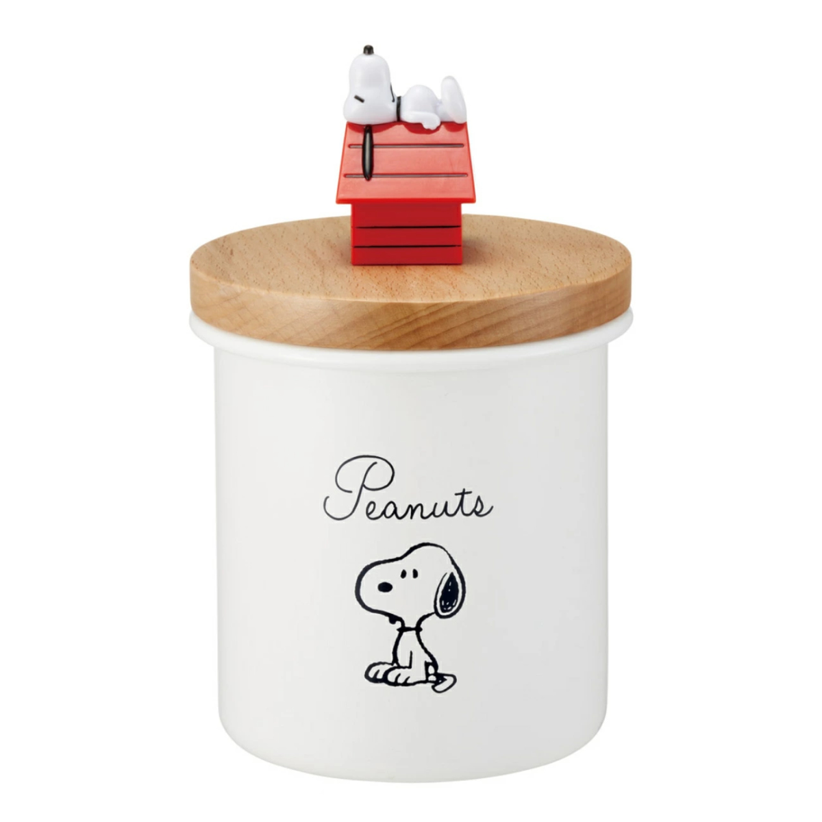 スケーター 保存容器 750ml マスコット付キャニスター スヌーピー