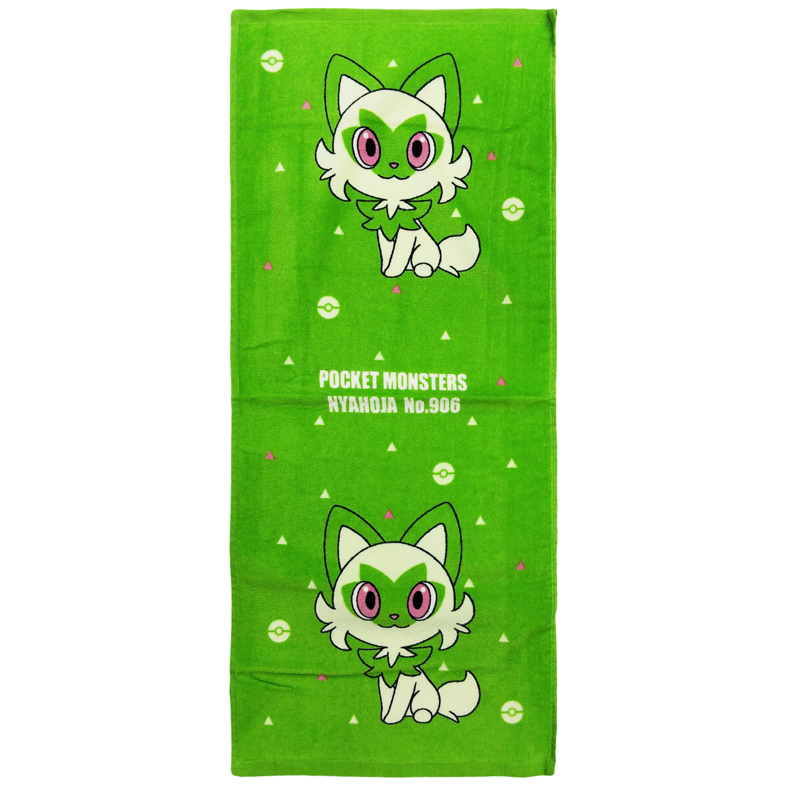 Pokemon（ポケモン） フェイスタオル 34×80cm ニャオハ （ タオル 顔