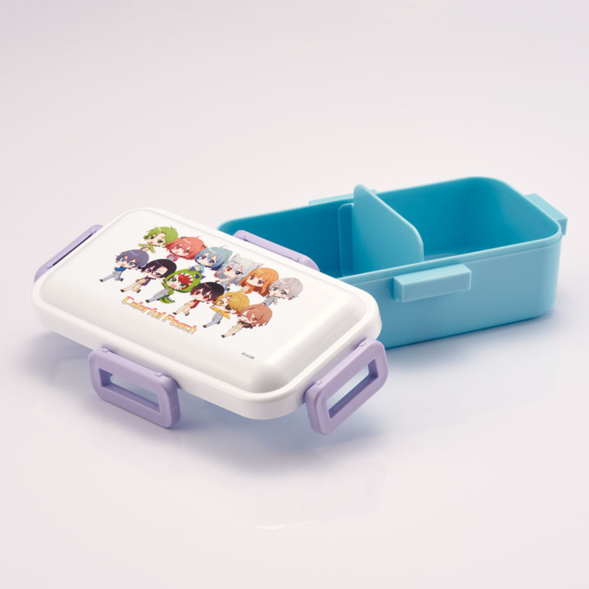 スケーター お弁当箱 抗菌ふわっと弁当箱 1段 530ml カラフルピーチ