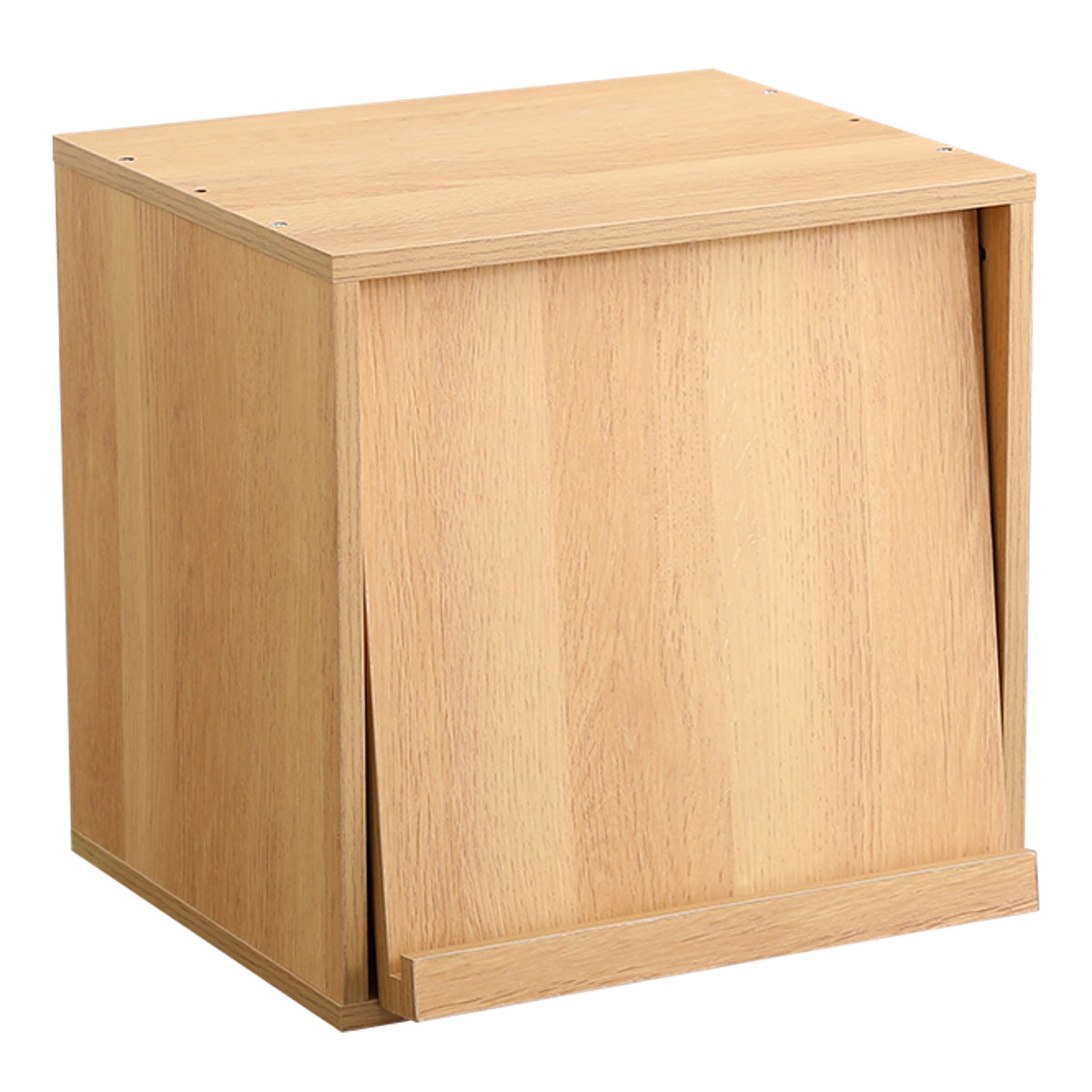 キューブボックス 木目調 フラップ扉 幅35cm （ 組み合わせ ラック 家具 収納 ボックス 棚 飾り棚 ）｜interior-palette｜02