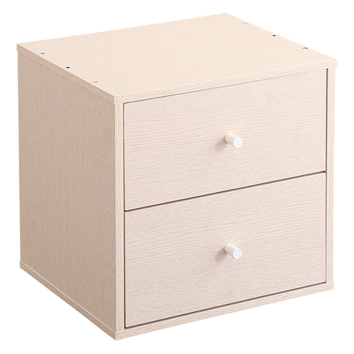 ホームテイスト（HOME taste） キューブラック 幅35cm 引き出し 2段