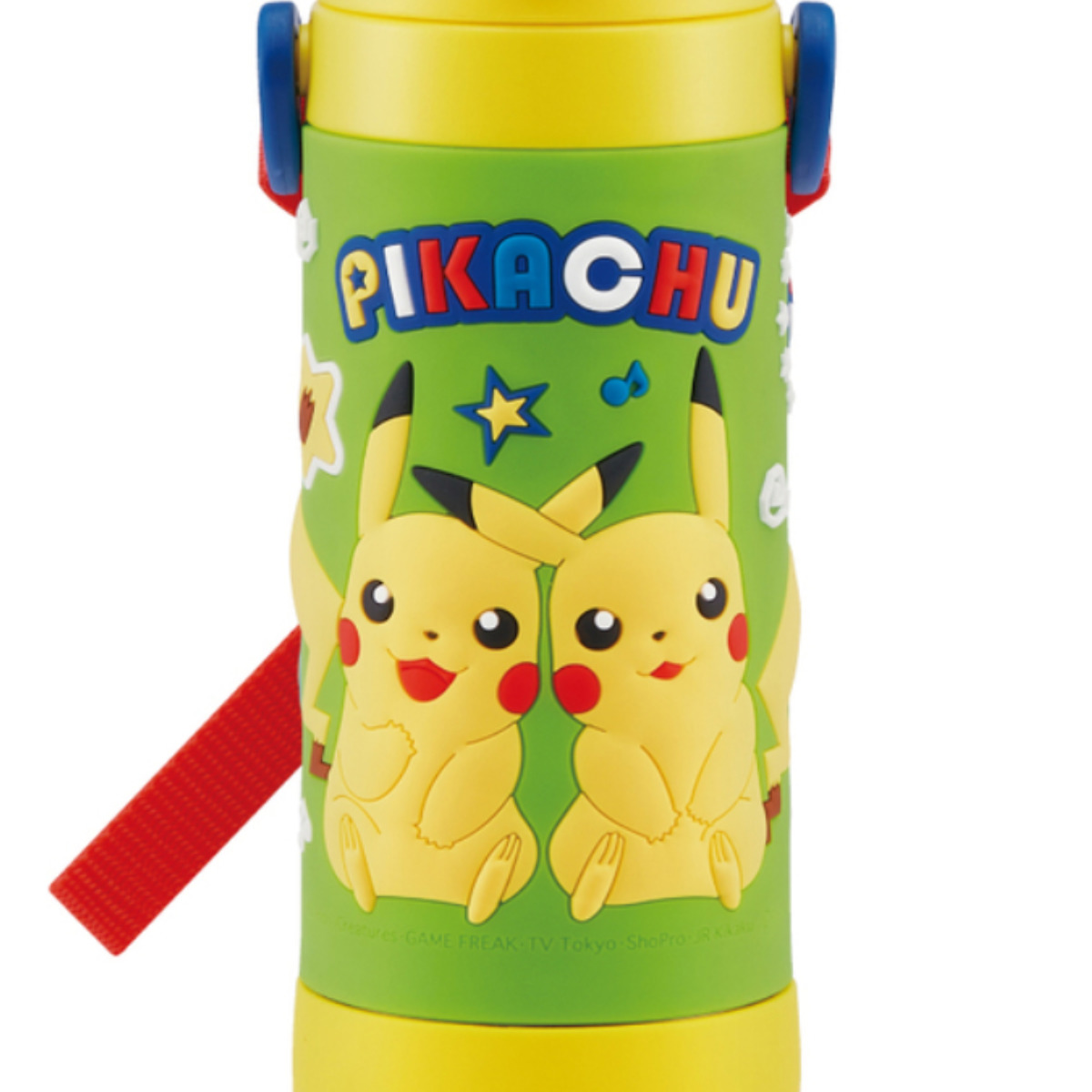 スケーター 水筒 480ml 3Dロック付ダイレクトボトル ピカチュウ21