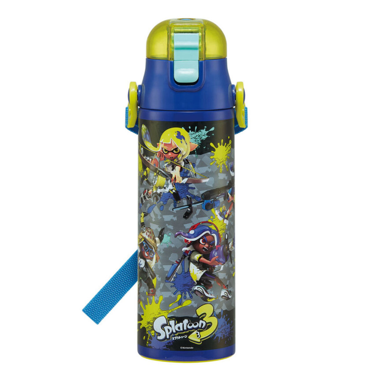 スケーター 水筒 580ml 超軽量2WAYステンボトル スプラトゥーン3