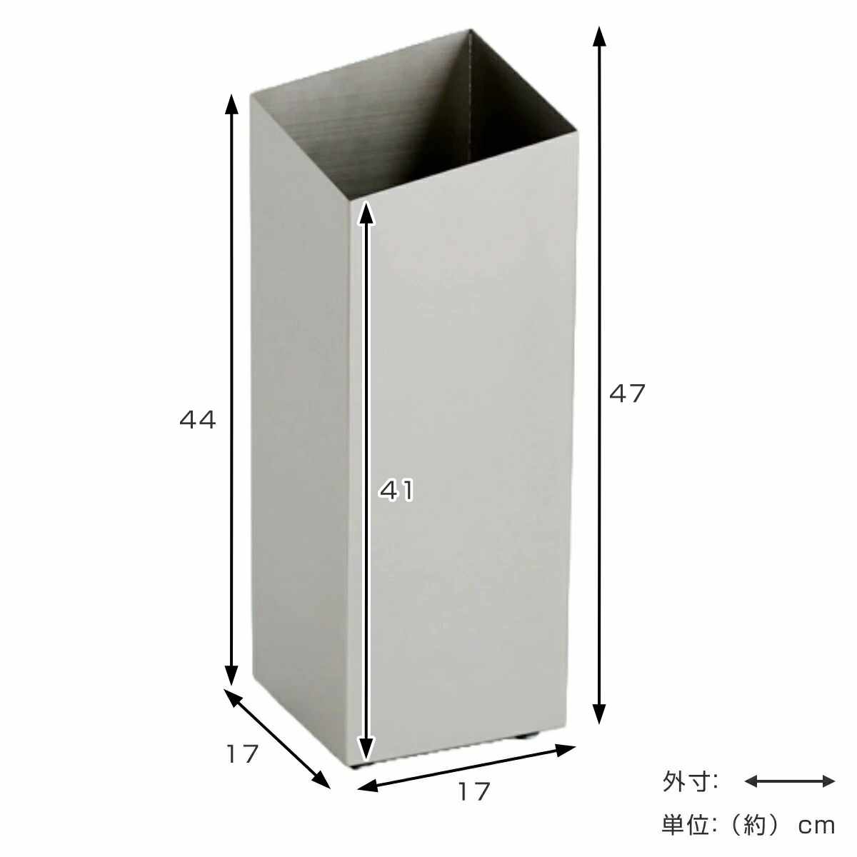 傘立て RHOMBUS ロングタイプ ステンレス （ アンブレラスタンド スリム傘立て 傘スタンド 玄関 傘 収納 玄関収納 ステンレス製 木製 北欧 ）