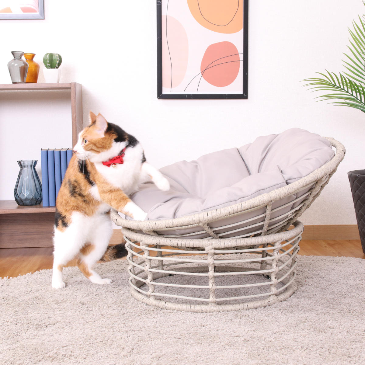 不二貿易（Fuji Boeki） ペットベッド クッションチェア ペット用 猫