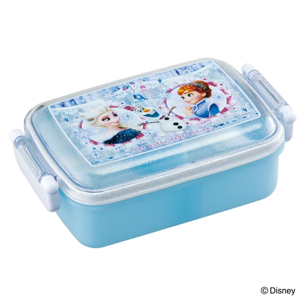 スケーター 弁当箱 1段 450ml 抗菌ふわっとタイトランチ アナと雪の