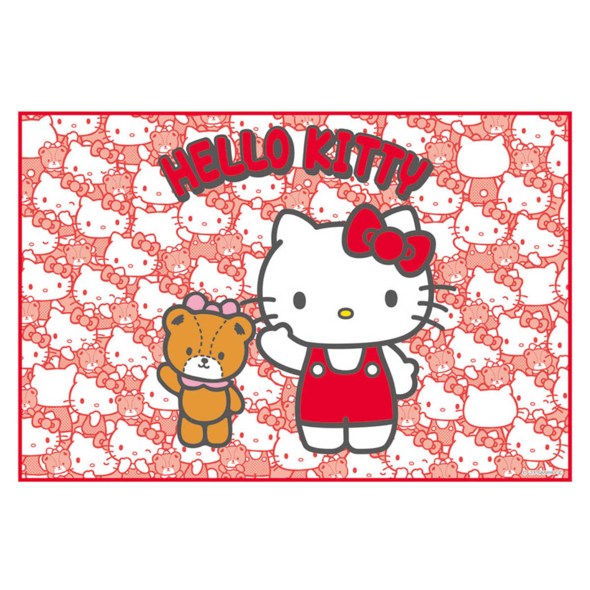 レジャーシート 60×90cm KTうしろうしろ Sサイズ （ ハローキティ レジャーマット ピクニックシート 幼稚園 保育園 遠足 ）