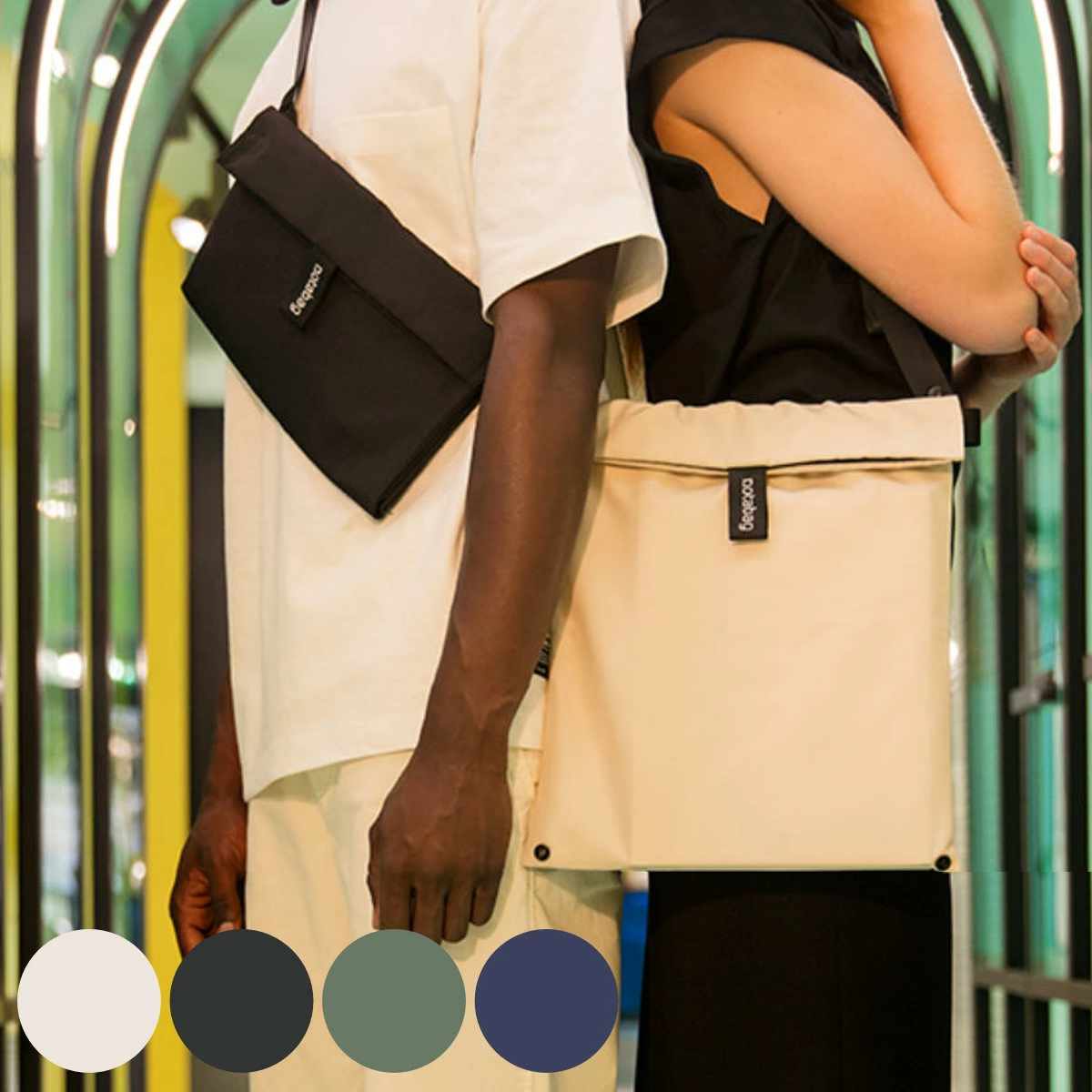 ショルダーバッグ Notabag Crossbody 3WAY （ ノットアバッグ 3way 折りたたみ サコッシュ 手提げ 斜め掛け ミニマル トートバッグ かばん 鞄 カバン ）