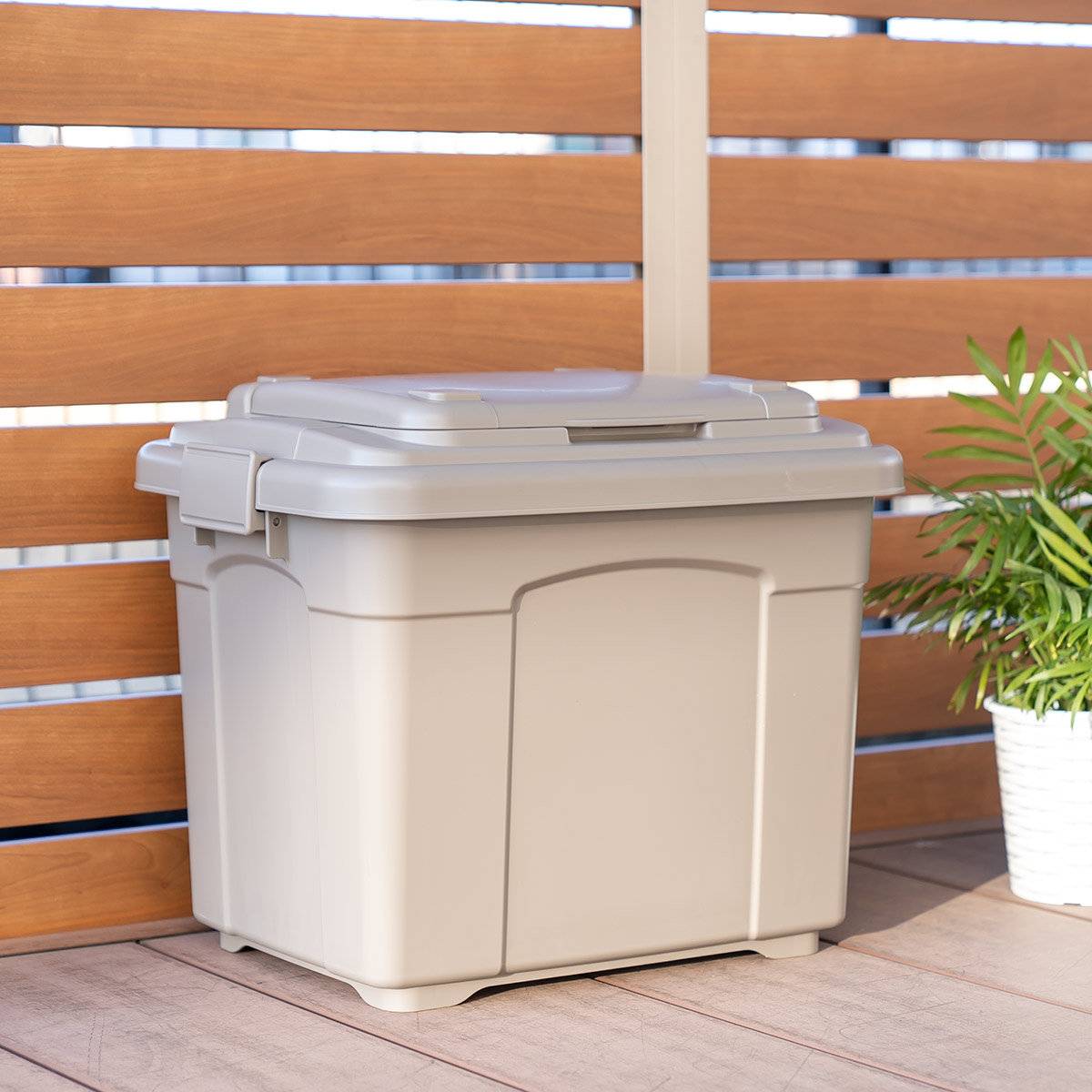 収納ボックス イージーストレージ 45L 宅配ボックス （ デリバリーボックス 一戸建て用 大容量 宅配BOX ポスト スタッキング ）