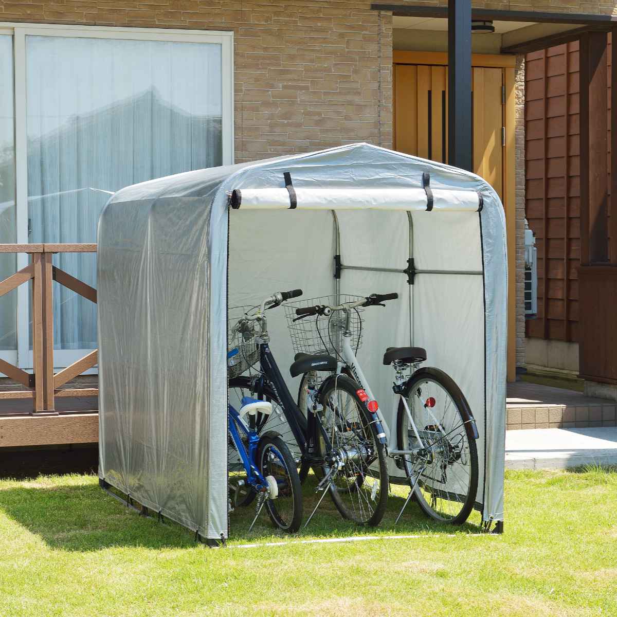 自転車置き場 サイクルハウス 2.5台用 簡易...の詳細画像4