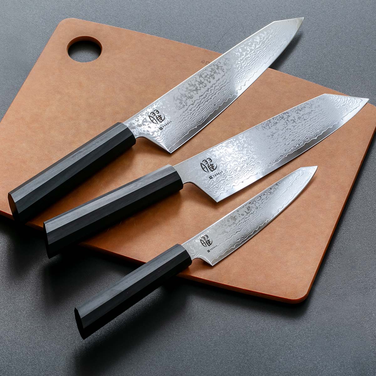 ヤクセル（YAXELL） シェフナイフ 19cm 曜 たくみ ダマスカス 日本製