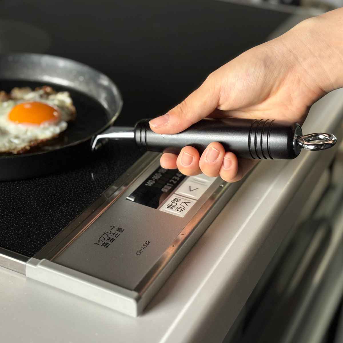 bws SELECTION 鉄フライパン 20cm IH対応 ガラス蓋付き 目玉焼きが