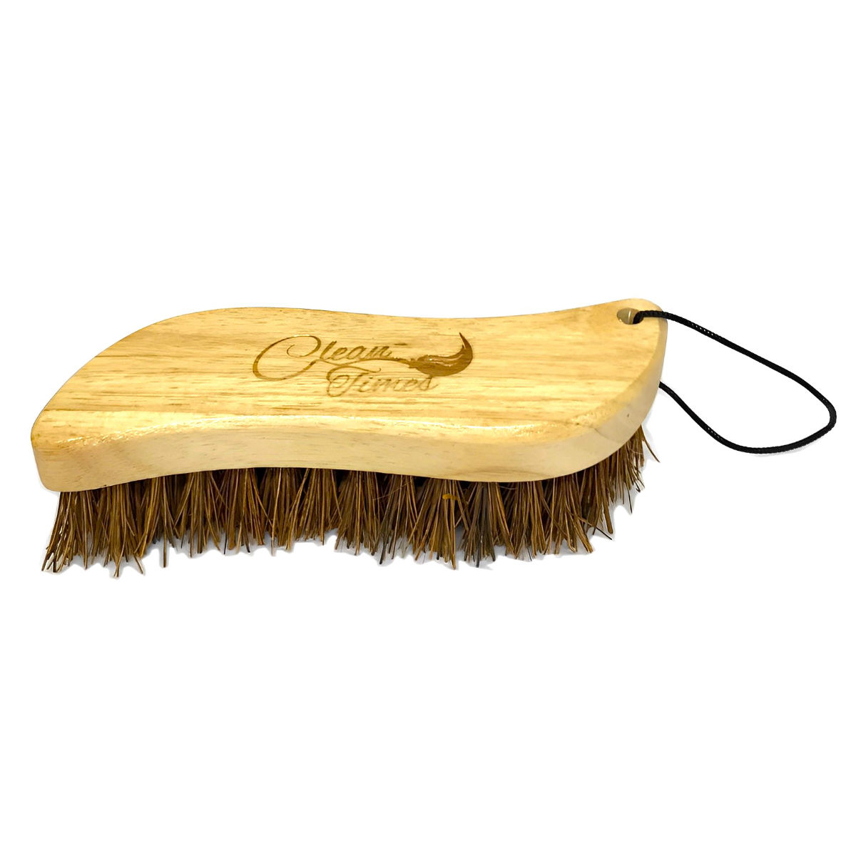 ハンドブラシ Clean Times Mサイズ シダ （ ブラシ タイル掃除 玄関掃除 玄関 ベランダ 庭 ガレージ 磨く ハンディブラシ シダブラシ ）