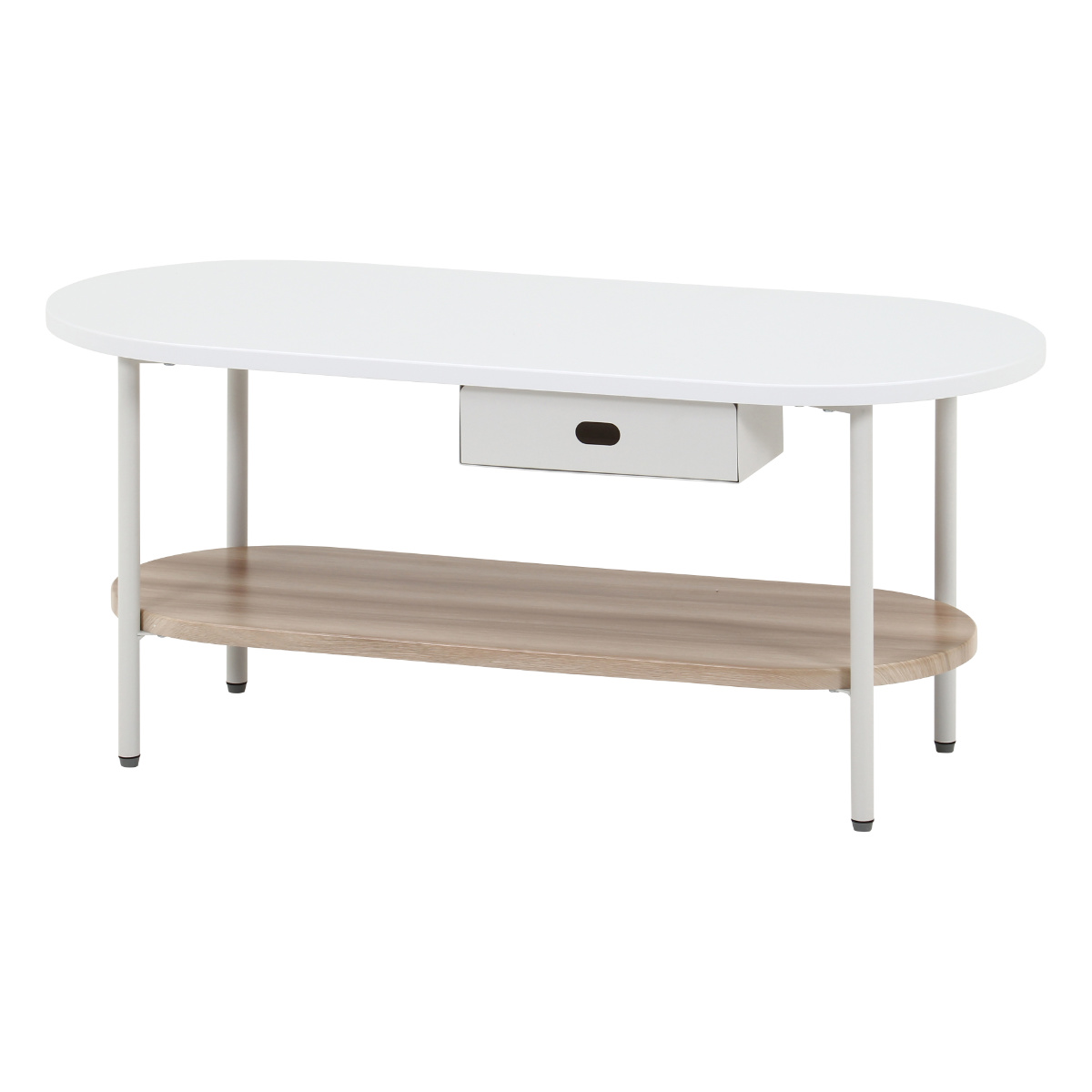 センターテーブル 幅90cm ティッシュ収納付テーブル Chamill （ リビングテーブル テーブル ローテーブル 天板下 収納 ラック ）｜interior-palette｜03