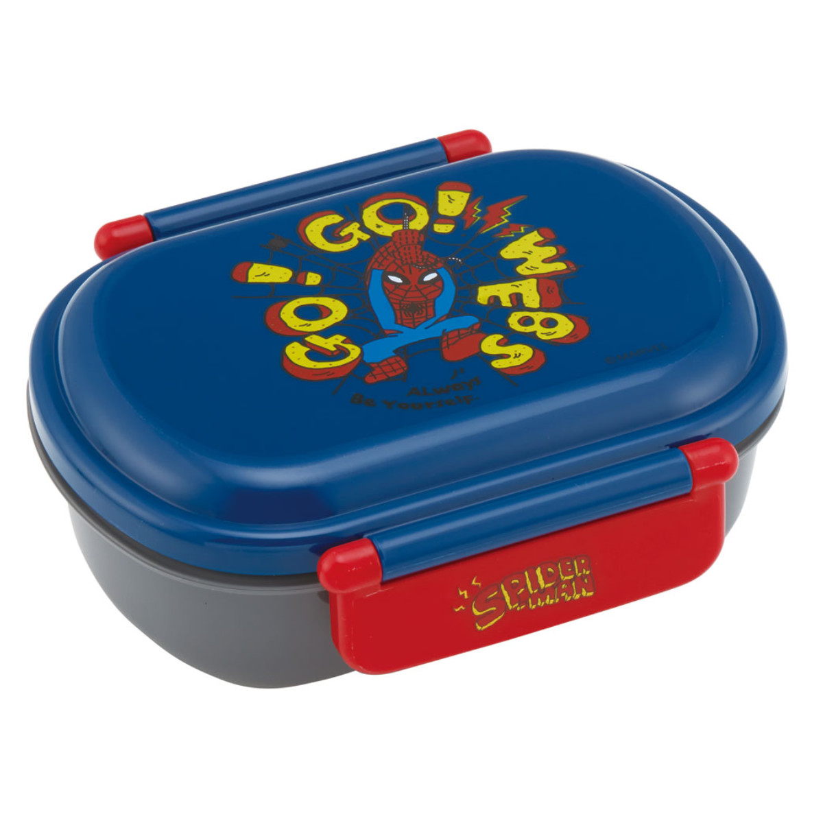 スケーター 弁当箱 1段 360ml 抗菌ふわっとタイトランチ SPIDERCOMIC
