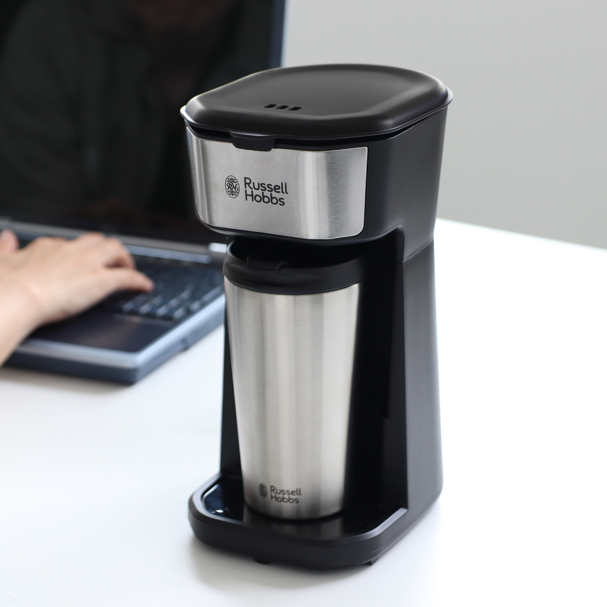 RUSSELL HOBBS（ラッセルホブス） コーヒーメーカー タンブラー付き
