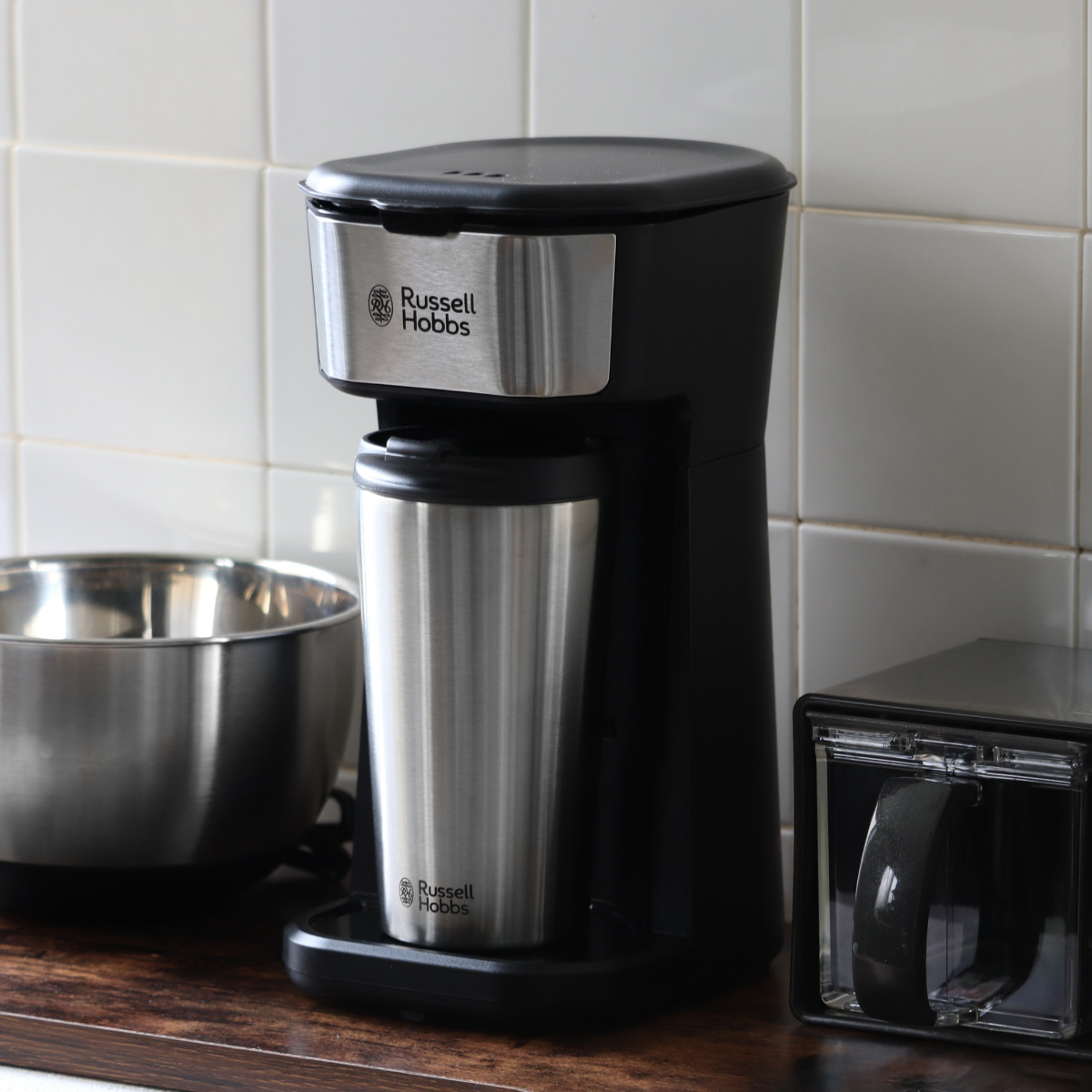 ★ レア 廃盤品 ★ Russell Hobbsラッセルホブス コーヒーメーカー RUSSELL HOBBS（ラッセルホブス） コーヒーメーカー タンブラー付き