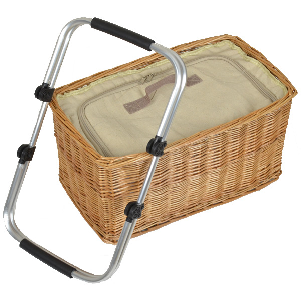 ちどり産業 ピクニックバスケット 保冷かごバッグ 煮柳バスケット ふた