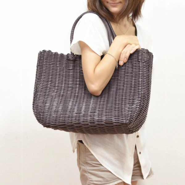 カゴバックVIOLAGIO ストローハンドバッグ 定価¥24,200 カゴバック