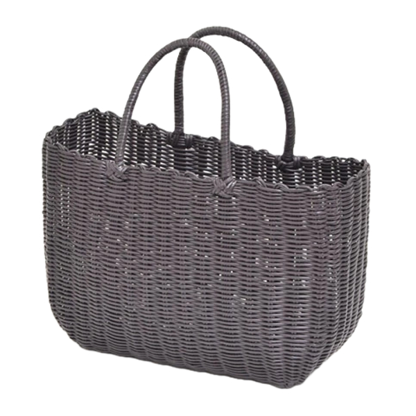 かごバッグ カゴバック ストローバッグ L ビニール （ カゴバッグ かご