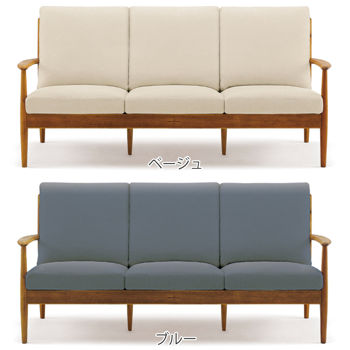 ソファ 3人掛け 幅183cm EDDA ( ...の詳細画像1