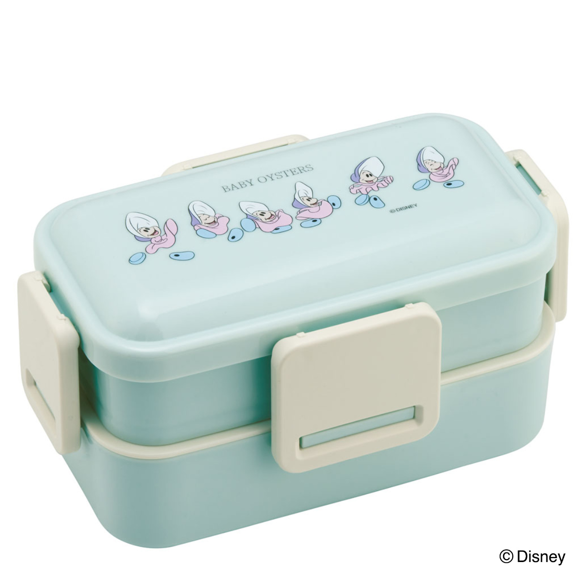スケーター 弁当箱 2段 600ml 抗菌2段ふわっと弁当箱 ヤングオイスター