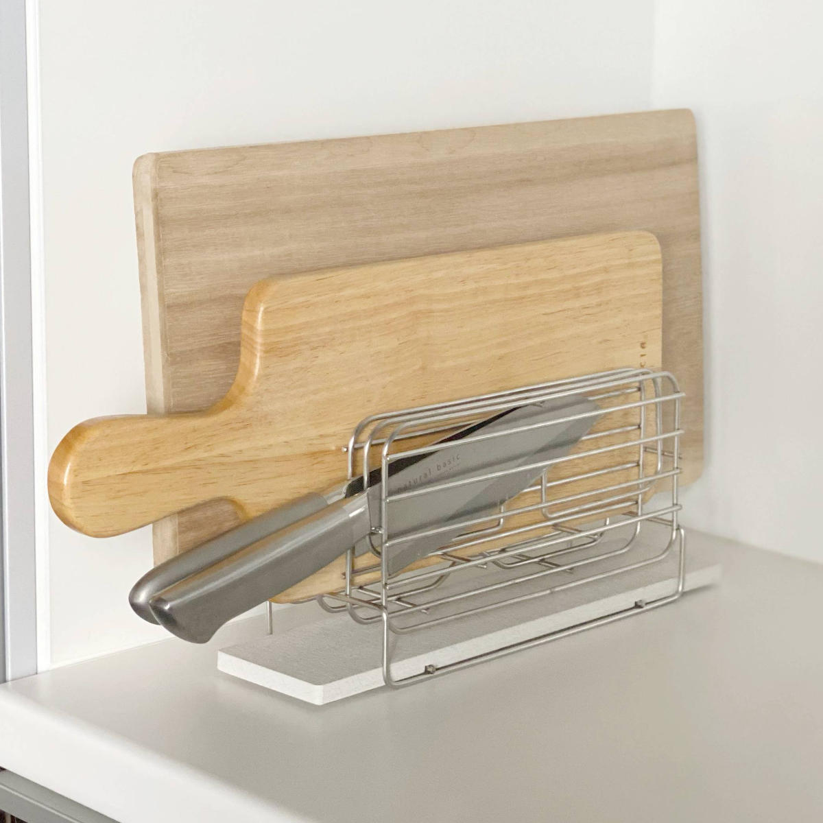 包丁・まな板スタンド 真鍮と木製 be worth style（ビーワーススタイル） 特典付き KAWAKI 包丁&まな板